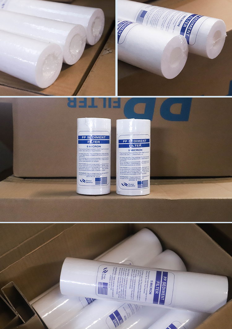凈水器pp棉濾芯20寸30寸40寸工業(yè)保安通用精密過濾器熔噴1/5微米