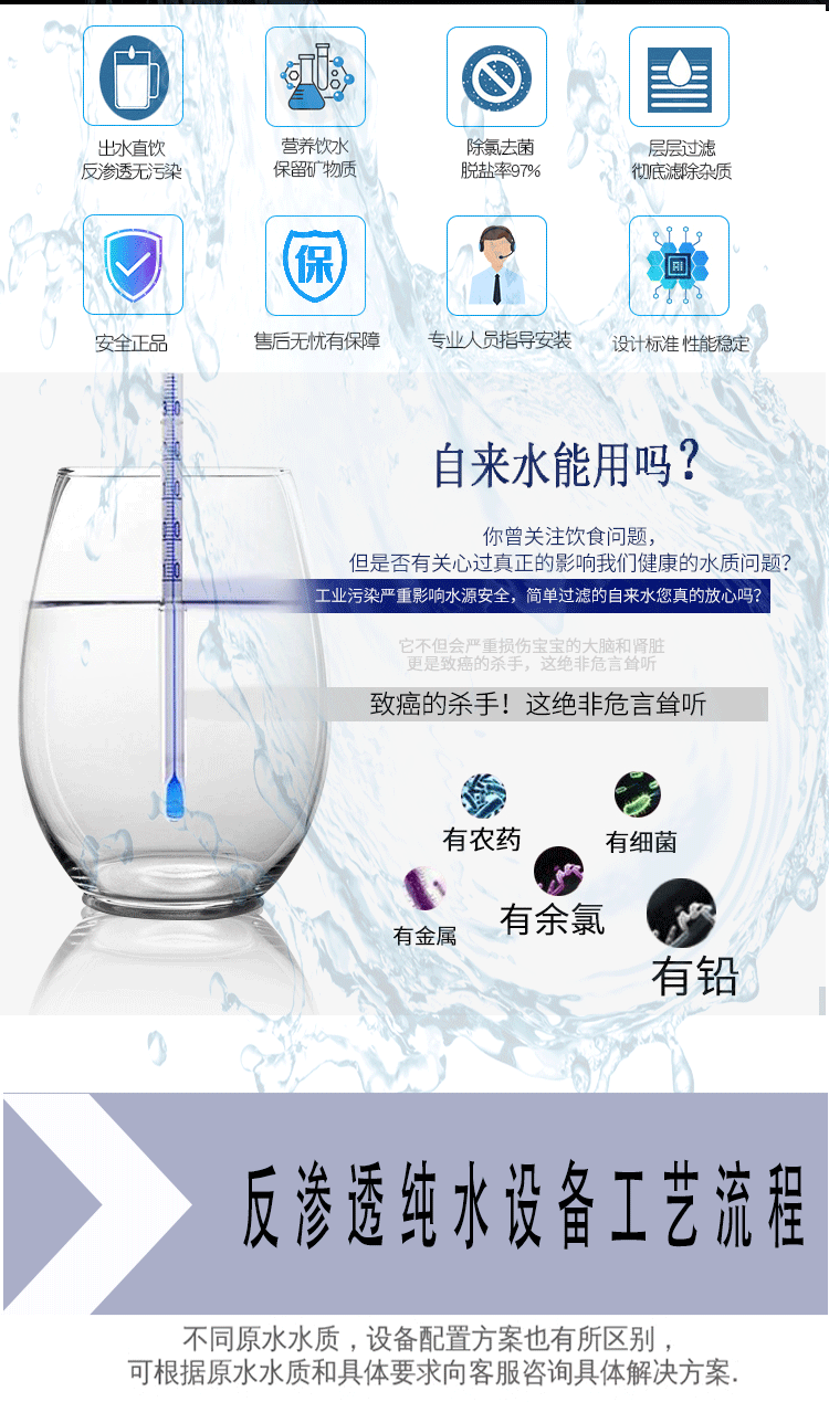 反滲透設(shè)備大型工業(yè)純水機實驗室雙級EDI純水處理去離子RO凈水器