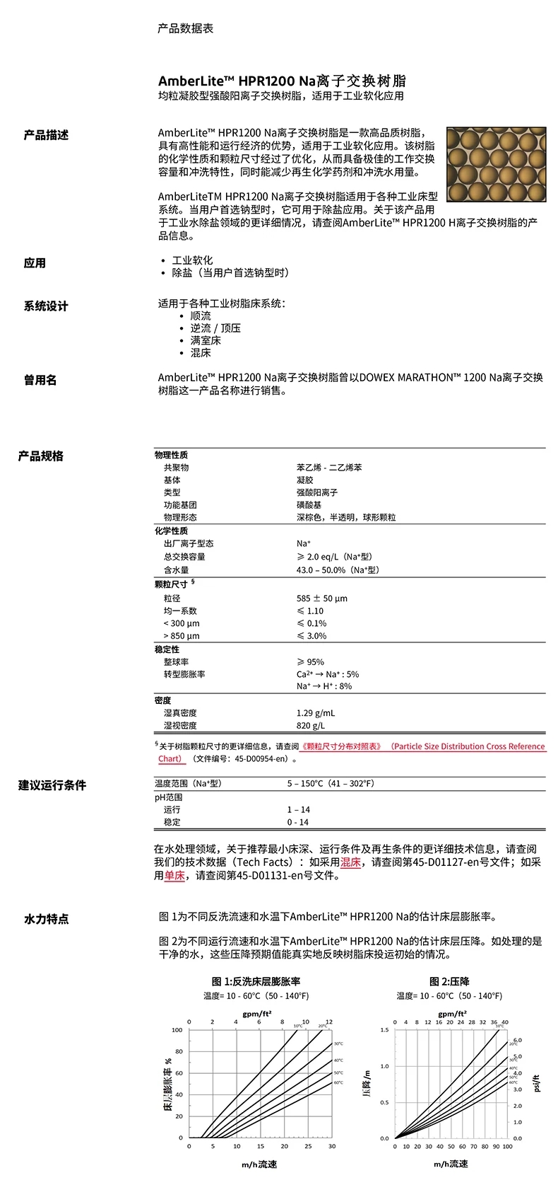 杜邦原羅門哈斯軟化樹脂混床陽(yáng)離子交換樹脂水處理HPR1200NA